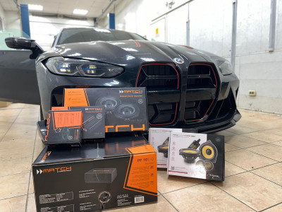 Апгрейд акустической системы BMW M4 на Match и Focal